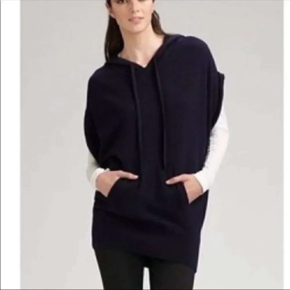 Vince Cashmere Oversize Hoodie Sweater
